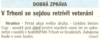 Golden Senior Cup 18.9.2005